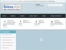 Tablet Screenshot of belezaplus.com.br